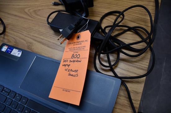 DELL INSPIRON LAPTOP WITH 2 POWER CORDS