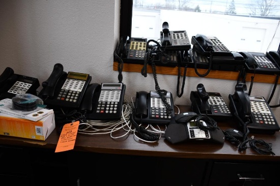 AVAYA CONFERENCE PHONE AND MULTIPLE OFFICE PHONES: AT&T, LUCENT, AVAYA, INCLUDES ACCESSORIES