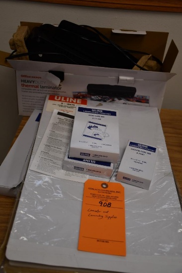 LAMINATOR AND LAMINATING SUPPLIES