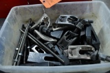 BIN OF HOLD DOWN CLAMP DOWNS