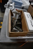 PLASTIC BIN WITH ASSORTED TWIST CLAMPS