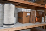 ALL AIR FILTERS ON THESE 2 SHELVING UNITS