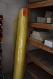 ROLL OF PLASTIC SHELVING THAT UNFOLDS TO 10', UNKNOWN LENGTH