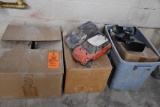 2 BOXES, 1 BIN REMOTE CONTROL CARS/CONTROLLS/PARTS; FUTABA COOPER MIMS, CONDITION? UPSTAIRS WEST