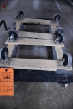 3 WOODEN FURNITURE DOLLYS; 30