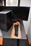 SAMSUNG CURVE MONITOR, NEW KEYBOARD, MOUSE, WRISTPAD AND DELL DESKTOP PC