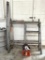 (4) SCAFFOLD RINGS, CROSS BRACES AND PLANKS AND WHEELS