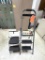(1) SKINNY MINI 3-STEP LADDER AND COSTCO 2-STEP LADDER