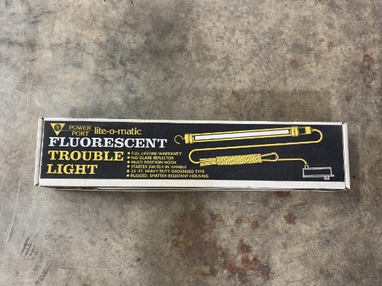 POWER PORT LITE-O-MATIC FLUORESCENT TROUBLE LIGHT 24"L 2"W