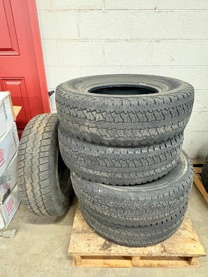 (5) GENERAL AMERI 550 TR, LT245/75R16- M&S TIRE/RIM; (4) FIRESTONE DESTINATION A/T LT245/75R16