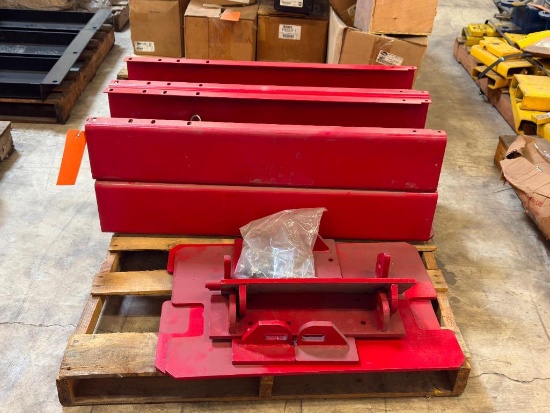 LOT W/RED PARALLELOGRAM LIFT COMPONENTS