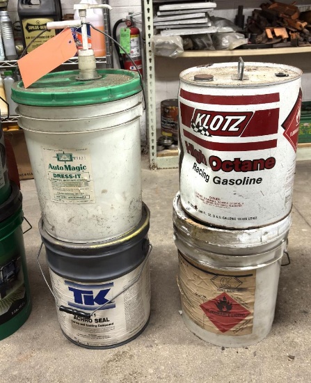(1) AUTOMAGIC DRESS-IT WATER BASE DRESSING 5 GALLON (1) TK ACHRO SEAL CURING AND