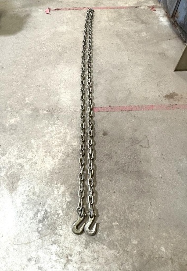 HEAVY DUTY CHAIN 15 1/2"L WITH HOOKS