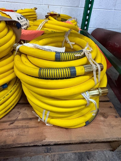 (3) POWER PORT PREMIUM AIR TOOL HOSE 25' X 1/2", 300 PSI, AH 1225R