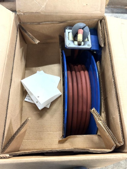 COXWELL SPRING DRIVEN HOSE REEL MODEL SH-SERIES, SH- 335, NEW IN BOX