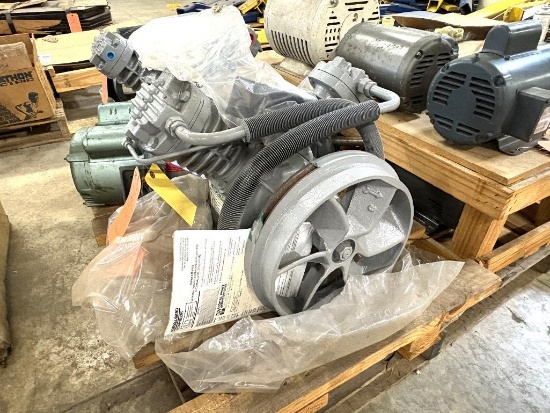 INGERSOLL RAND 2475 TWO-STAGE PISTON AIR COMPRESSOR PUMP, NEW! S/N 30T883701