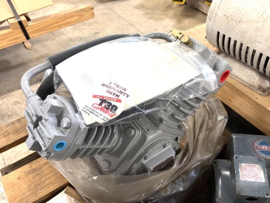 INGERSOLL RAND 2475 TWO-STAGE PISTON AIR COMPRESSOR PUMP, NEW! S/N 30T883600