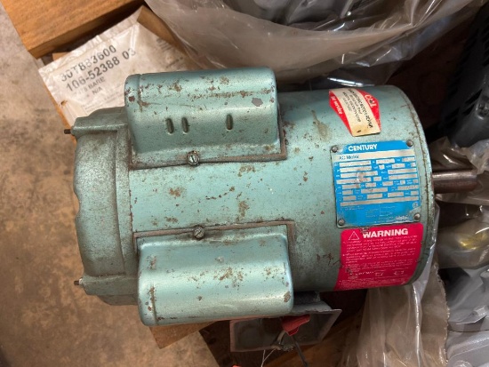 CENTURY AC MOTOR TYPE 6-353356-40, HP-5, HZ-60, PH-1, RPM- 3500