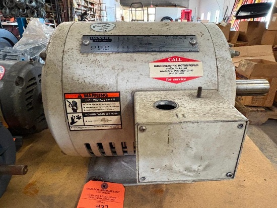 LINCOLN ELECTRIC ODP AC MOTOR, HP 15, FRAME 2541, VOLTS 230/460, AMPS 38.6 - 19.3