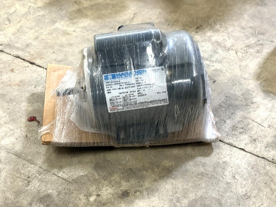 MARATHON ELECTRIC GENERAL DUTY MOTOR, MODEL 8VH48C17F13B, FR 48, PH 1, RPM 1725,