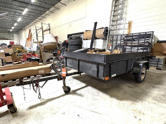 (2005) CHILTON MFG GROUP SINGLE AXLE 8 UTILITY TRAILER, MODEL HH-1900R,