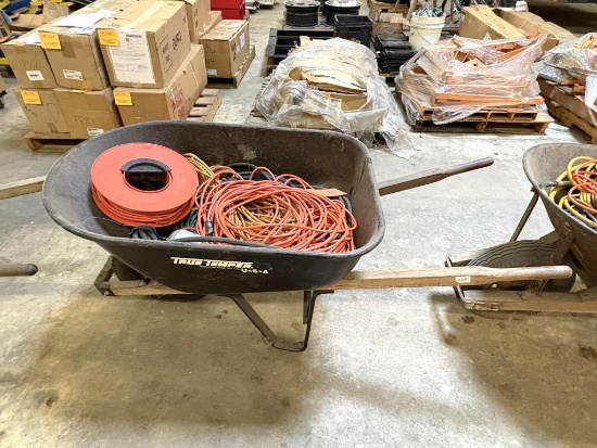 HEAVY DUTY EXTENSION CORDS AND WHEELBARROW & MISC EXTENSION CORDS, WITH