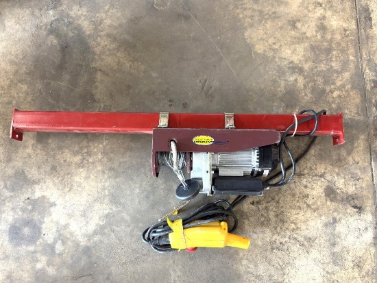 NORTHERN INDUSTRIAL TOOLS WINCH 750/150CLB MINISIZE ELECTRIC ROPE HOIST W/