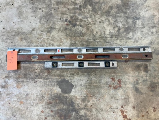 (3) LEVELS : (2) 48"L AND (1) 24"L