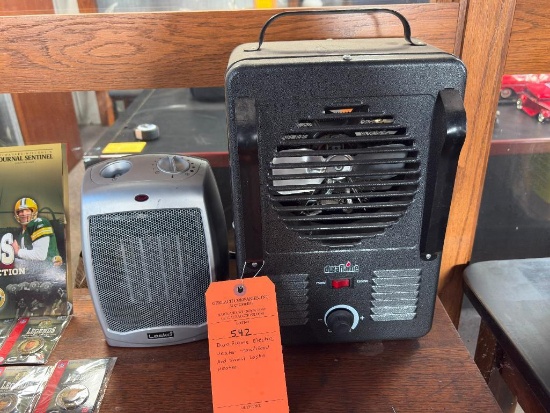DURAFLAME ELECTRIC HEATER 750W/1500W AND SMALL LASKO HEATER