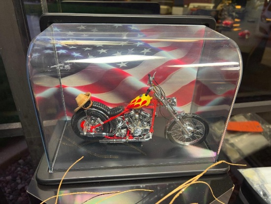 FRANKLIN MINT 1/10 SCALE BILXN65 OR 1969 HARLEY DAVIDSON "EASY RIDER"