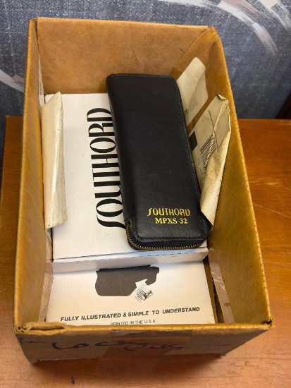 SOUTHORD LOCK PICK TOOL SET AND WOODEN BOX