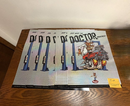 (7) ROTARY "JUST WHAT THE DOCTOR ORDERED" POSTERS