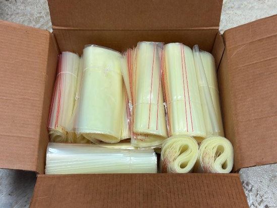 BOX W/PLASTIC BAGS 8" X 10" 4 MIL PLAIN, 1000 COUNT