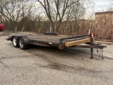 (2006) LIBERTY INDUSTRIES 16' TANDEM AXLE BEAVERTAIL TRAILER, MODEL PE7K16+2, VIN 5M4PE182X6F0039...