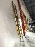 WERNER 24' FIBERGLASS EXTENSION LADDER