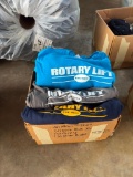 LOT WITH ROTARY LIFT T-SHIRTS, (4) DARK BLUE X-LARGE, (6) GREY X-LARGE AND (3) BRIGHT BLUE X-LARGE