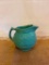 VINTAGE TURQUOISE RRP ROBINSON RANSBOTTOM POTTERY PITCHER, 5 3/4