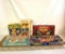 LOT W/ 95) VINTAGE GAMES: BASH, THE LAST STRAW, CONCENTRATION, SPIDERMAN MONOPOLY, MONGOOSE