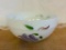 VINTAGE ANCHOR HOCKING FIRE KING GAY FAD MILK GLASS MIXING BOWL, 8 5/8