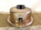 1950S VINTAGE WEST BEND CAKE CARRIER, COPPER COLORED, ALUMINUM LOCKING COVER 11