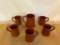 VINTAGE BURNT ORANGE PITCHER 6