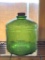 VINTAGE GREEN GLASS KEROSENE OIL BOTTLE BY 