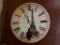 LARGE PARIS WALL CLOCK, BATTERY OPERATED MEASURES APPROX 23