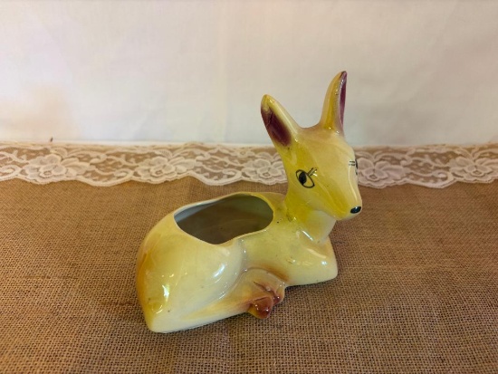 1950's VINTAGE SHAWNEE POTTERY DEER/FAWN PLANTER, CERAMIC