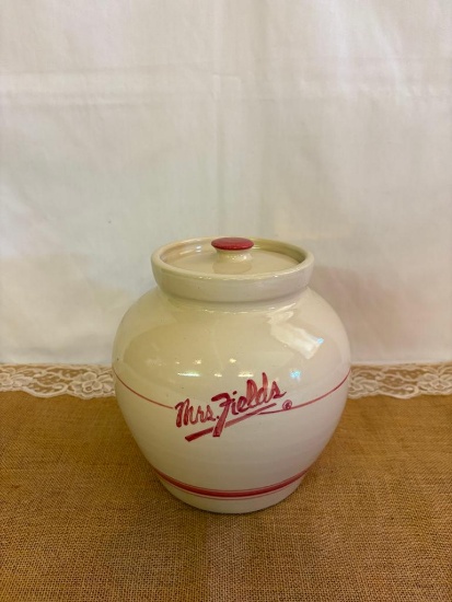 VINTAGE "MRS FIELDS" COOKIE JAR, CIRCA 1980's