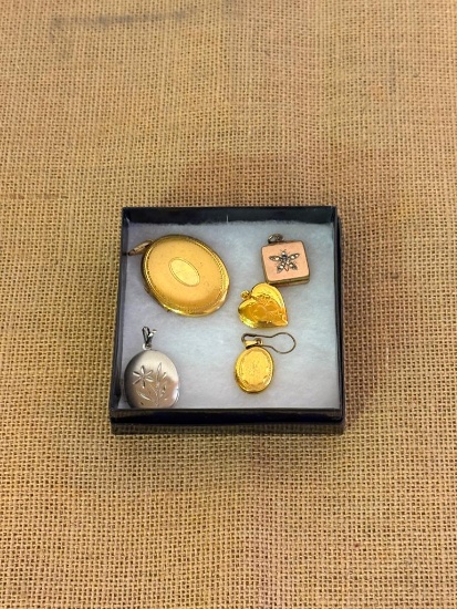 VERY SWEET LOT OF LOCKETS, VINTAGE SWEETHEART GIFTS