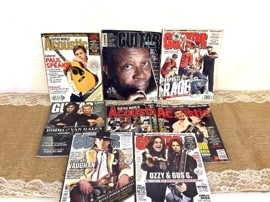 LOT OF GUITAR WORLD APRIL 2006 - AUGUST 2015, APPROX COUNT 24