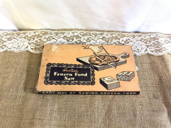 VINTAGE HOSTESS FROZEN FOOD SAW IN ORIGINAL BOX