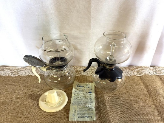 VINTAGE CORY COFFEE BREWER W/INSTRUCTIONS