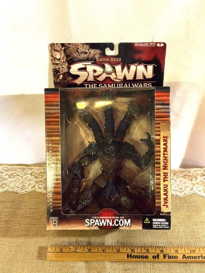 MCFARLANE TOYS SPAWN ACTION FIGURINE NEW IN BOX "THE SAMURAI WARS" JYAAKU THE NIGHTMARE